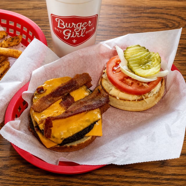 Dan's Double Up Burger.