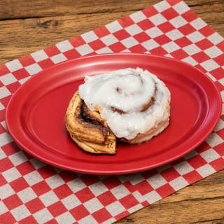 Large Cinnamon Roll with Fresh Icing