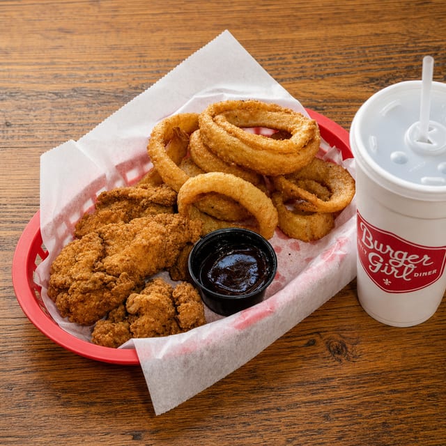 Chicken Tender Basket Combo.