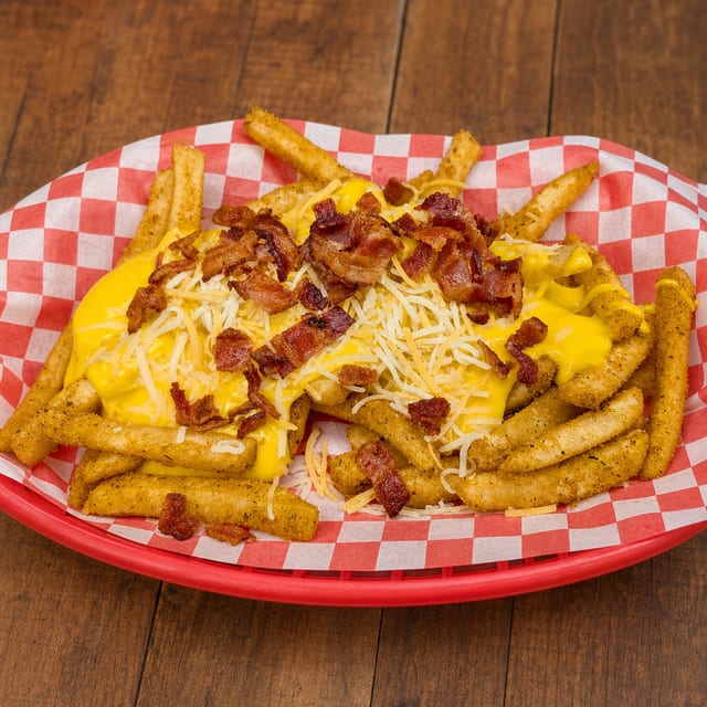 Loaded Cheddar Cheese Fries.