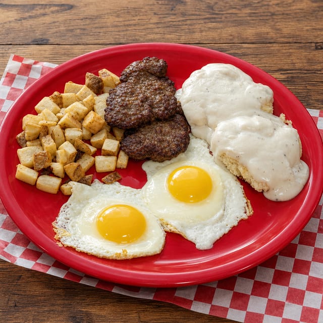 The Burger Boy Breakfast Special.