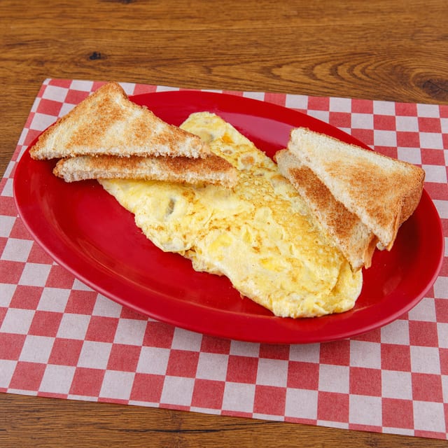 Veggie and Cheese Omelet.